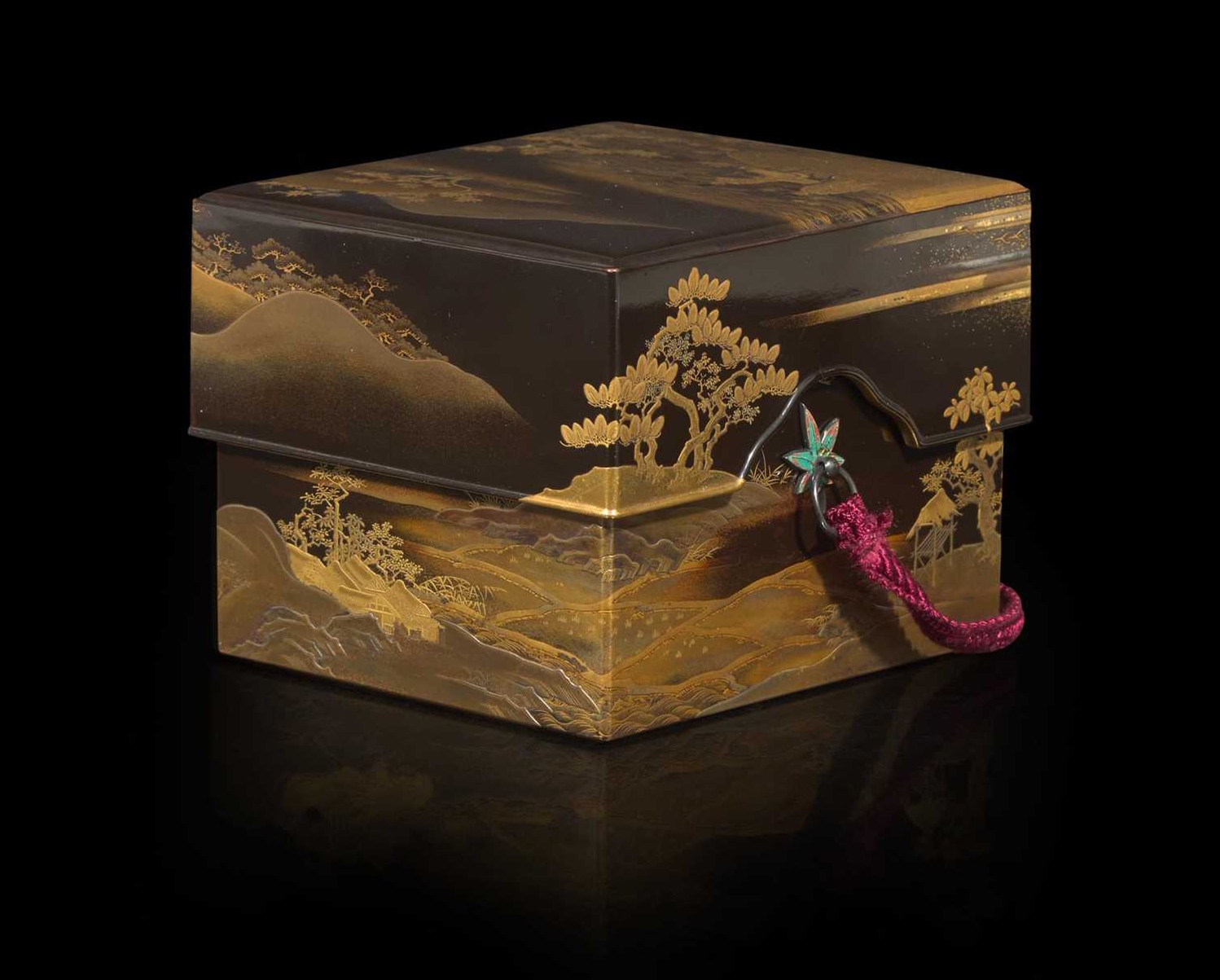lacquered asian box