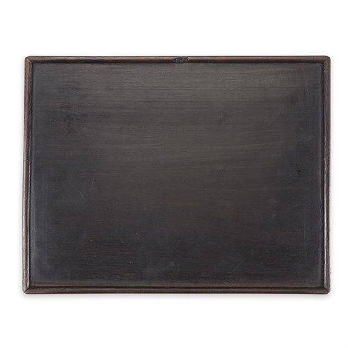 Lot 162 - *A Chinese "zitan" rectangular scholar's tray