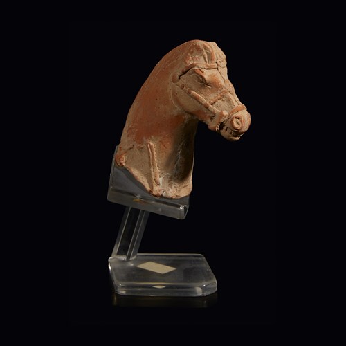 Lot 11 - HELLENISTIC HEAD OF A HORSE