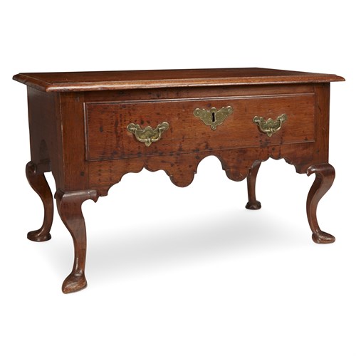 Lot 47 - Queen Anne diminutive or child's walnut dressing table