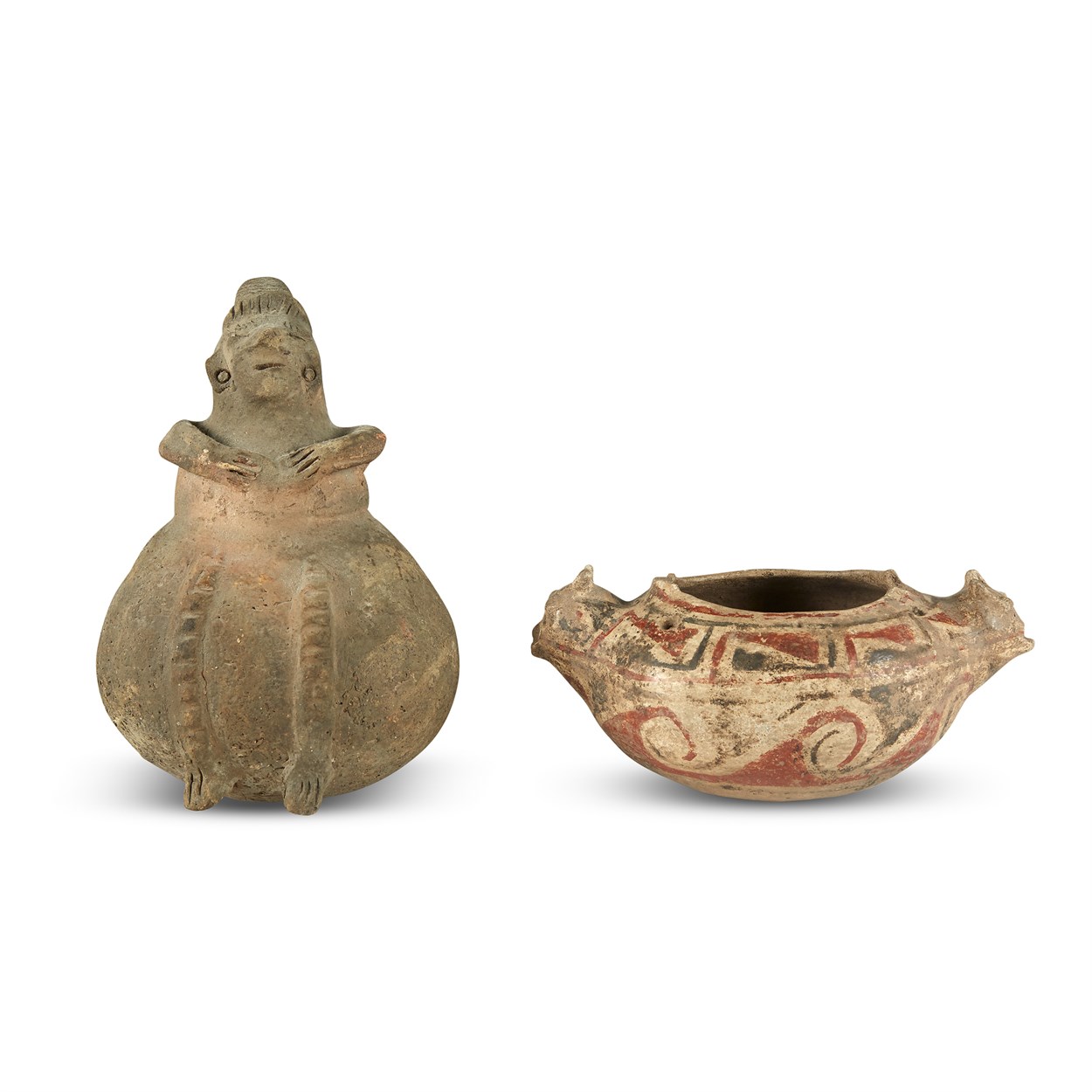 Lot 66 - Two Pre-Columbian pottery vessels