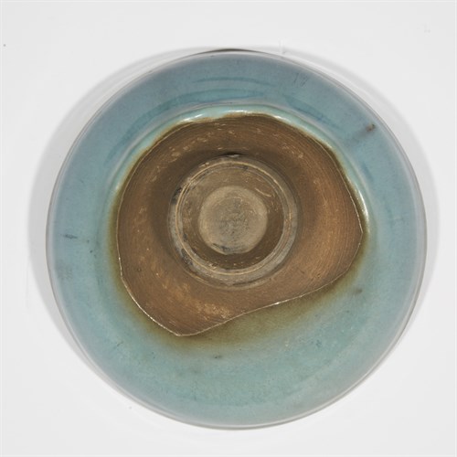 Lot 53 - A Chinese purple-splashed blue-glazed Junyao bowl