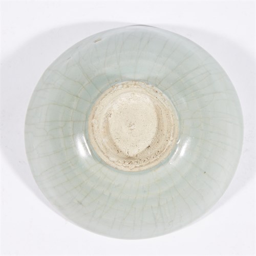 Lot 51 - A Chinese celadon-glazed small bowl