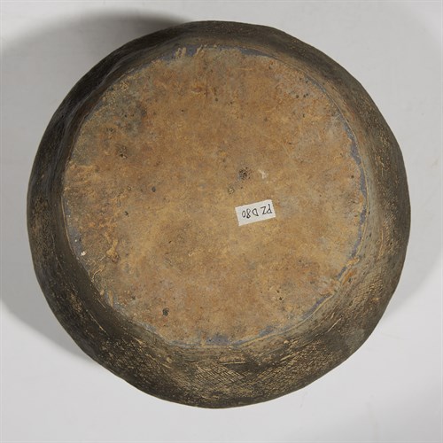 Lot 4 - A Chinese stamped grey stoneware jar