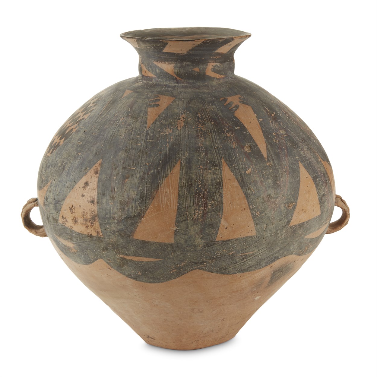 Lot 2 - A Chinese Neolithic painted pottery jar, Banshan culture