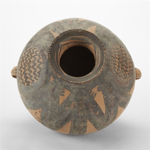 Lot 2 - A Chinese Neolithic painted pottery jar, Banshan culture