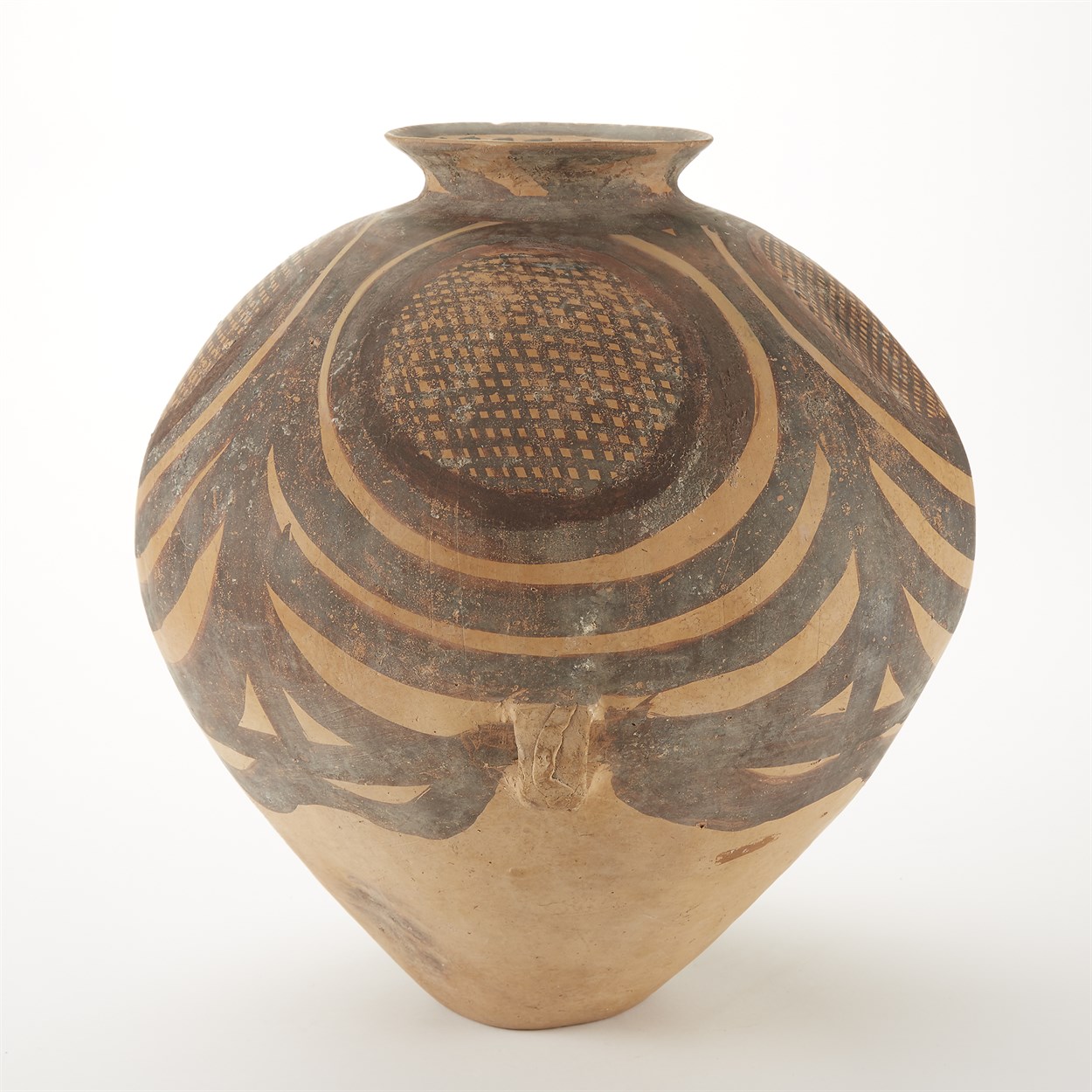 Lot 1 - A Chinese Neolithic painted pottery jar, Banshan culture