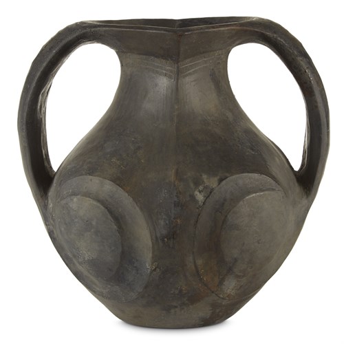 Lot 11 - A Chinese grey pottery amphora, Sichuan province