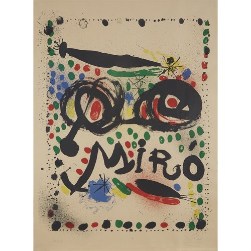 Lot 5 - JOAN MIRÓ  (SPANISH, 1893–1983)