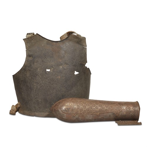 Lot 10 - TWO PIECES OF ARMOUR