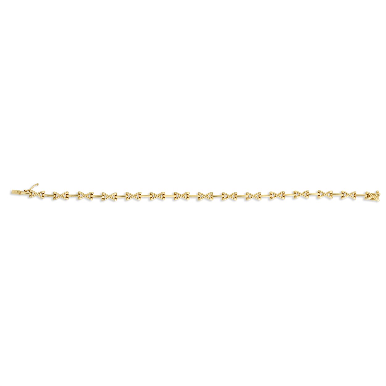 Lot 22 - An eighteen karat gold bracelet, Tiffany & Co.