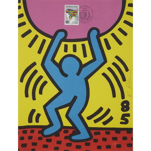 Lot 72 - Two PrintsKeith Haring (American, 1958-1990)
