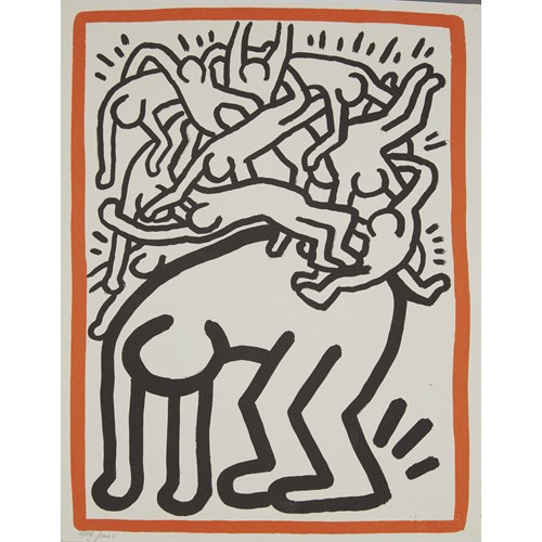 Lot 72 - Two PrintsKeith Haring (American, 1958-1990)