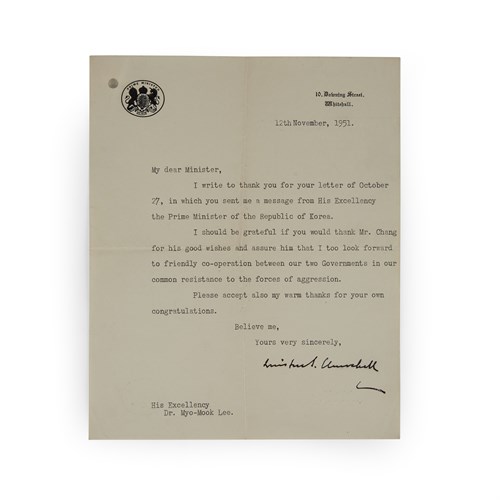Lot 15 - [Autographs & Manuscripts] Churchill, Winston
