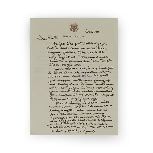 Lot 29 - [Autographs & Manuscripts] Reagan, Ronald