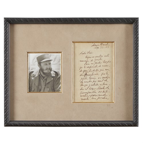 Lot 14 - [Autographs & Manuscripts] Castro, Fidel