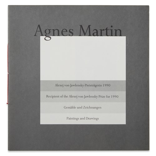 Lot 77 - Agnes Martin (American/Canadian, 1912-2004)