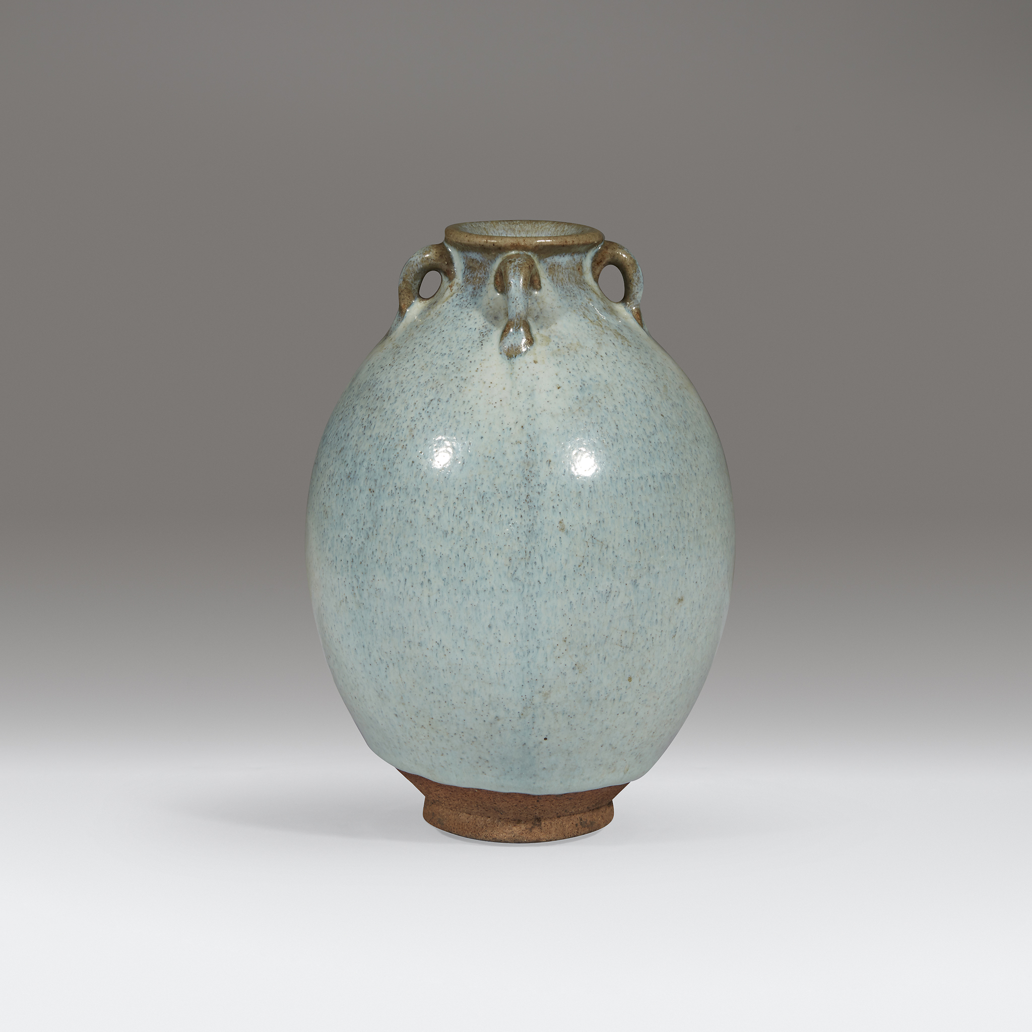 Lot 96 - A Chinese jun-type glazed jar