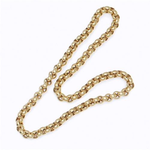 Lot 7 - An eighteen karat gold necklace, Tiffany & Co.