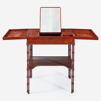 Lot 93 - A George III Carved Mahogany Dressing Table