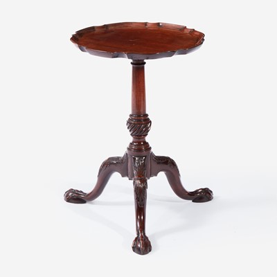 Lot 120 - A George II Carved Mahogany Kettle Stand