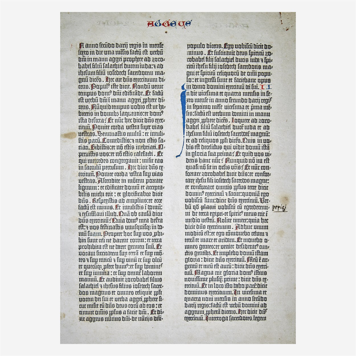 Lot 26 - [Incunabula] Gutenberg, Johann (printer)