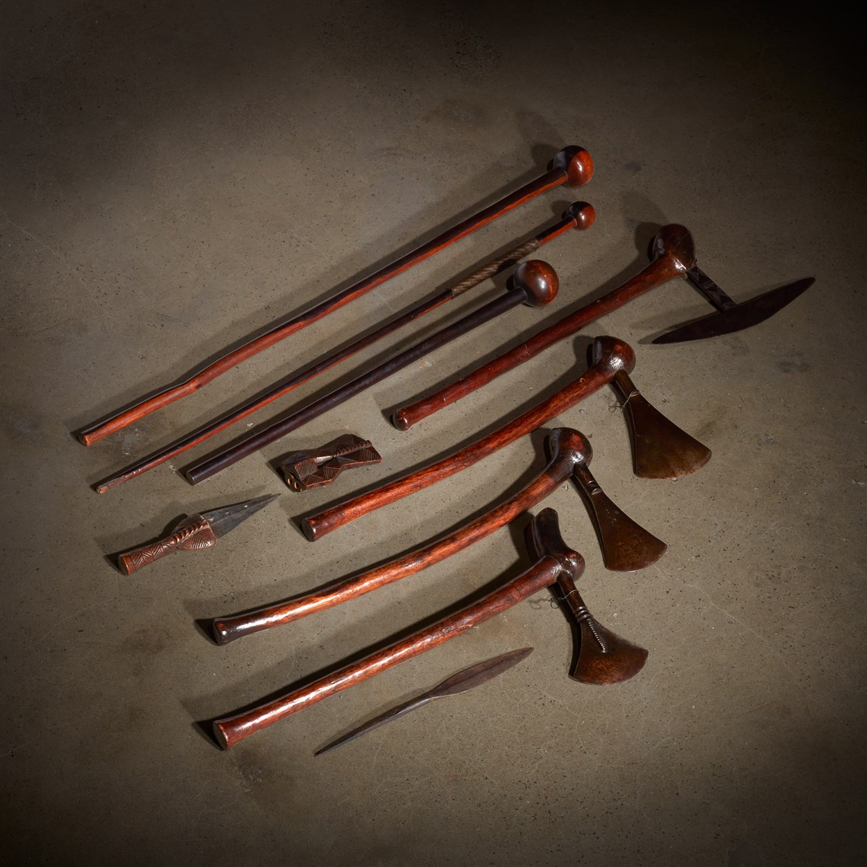 Lot 93 - A collection of Zulu weapons