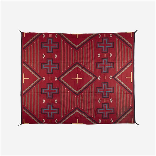 Lot 70 - A Navajo woven area rug