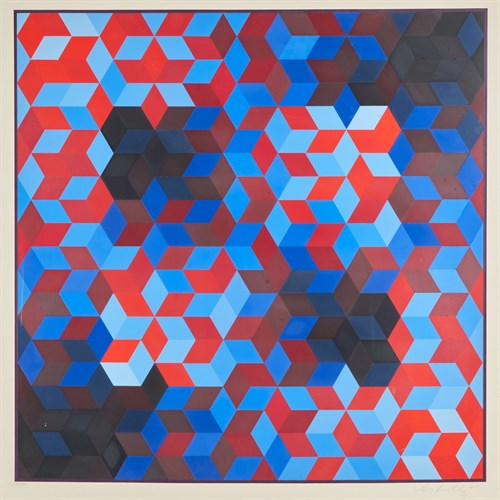 Lot 78 - Victor Vasarely (French/Hungarian, 1906–1997)