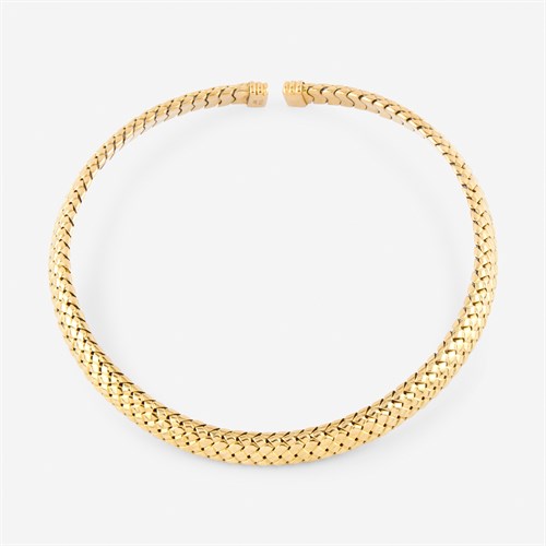 Lot 82 - An eighteen karat gold necklace, Tiffany & Co.