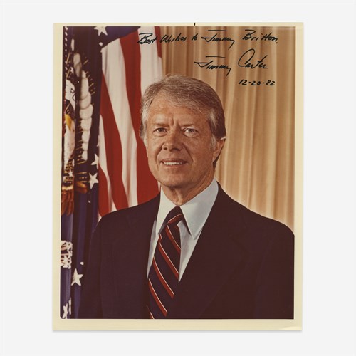 Lot 76 - Jimmy Carter (1977-81) and Rosalynn Carter
