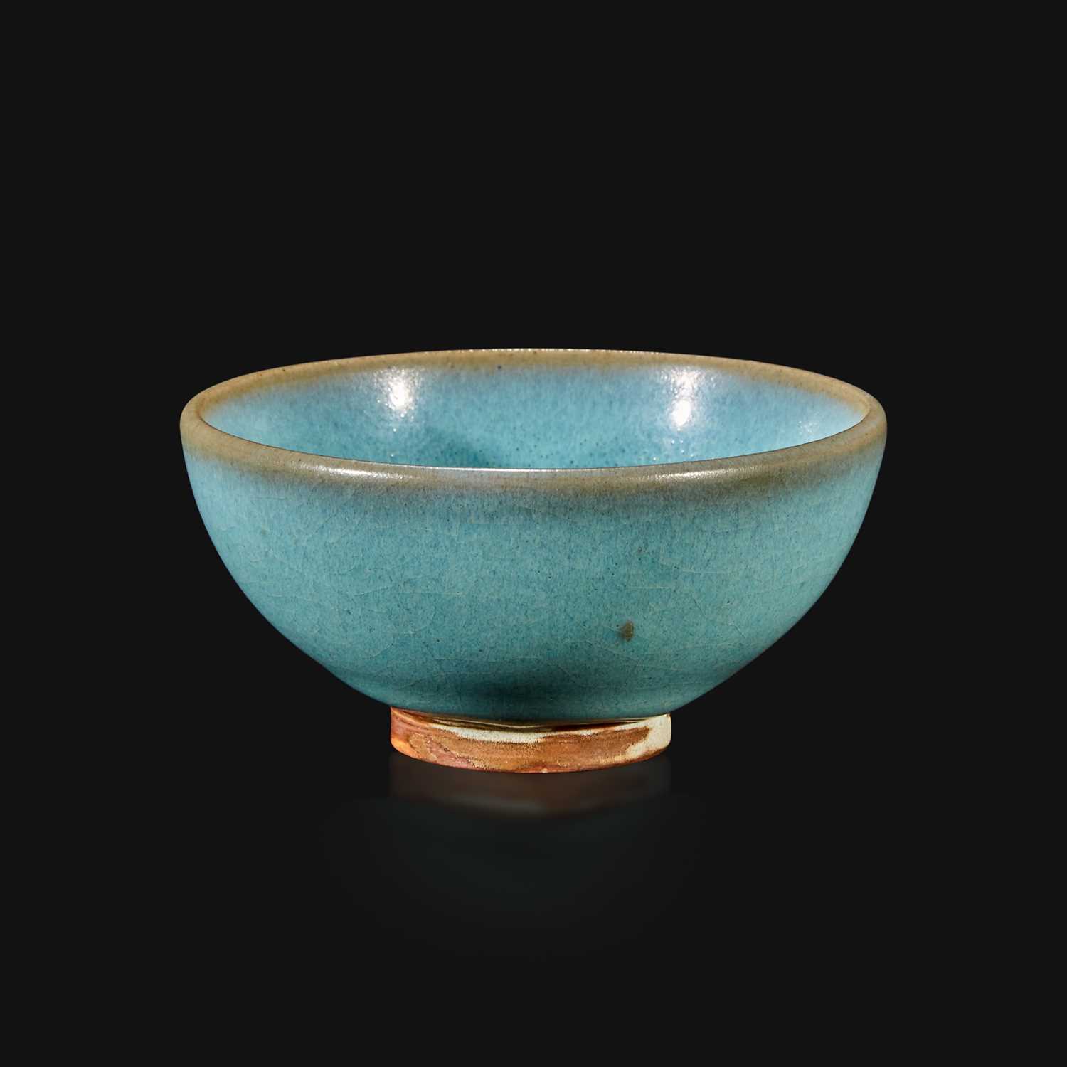 Lot 29 - A Chinese Jun-type small "bubble" teabowl