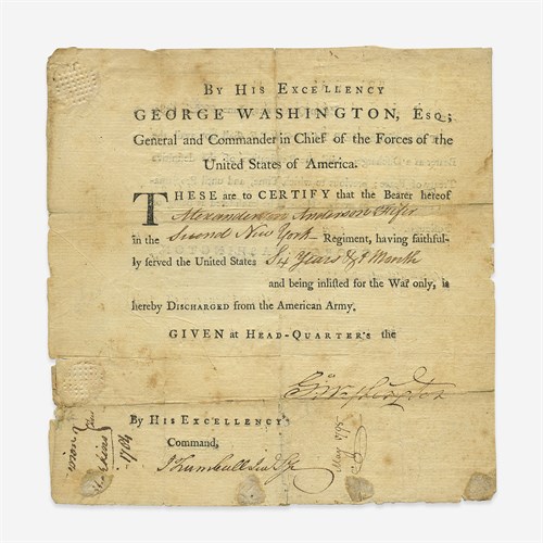 Lot 1 - George Washington (1789-97)