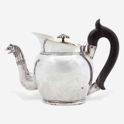 Lot 188 - A Russian Silver Teapot