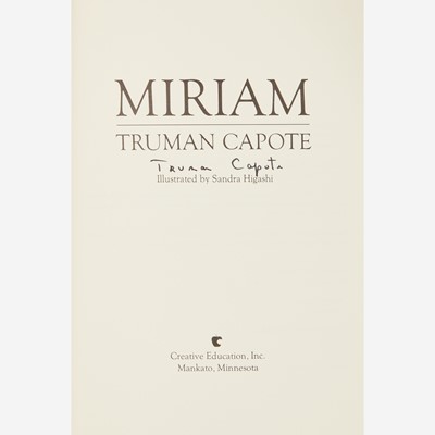 Lot 75 - [Literature] Capote, Truman