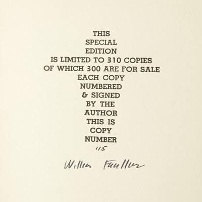 Lot 84 - [Literature] Faulkner, William