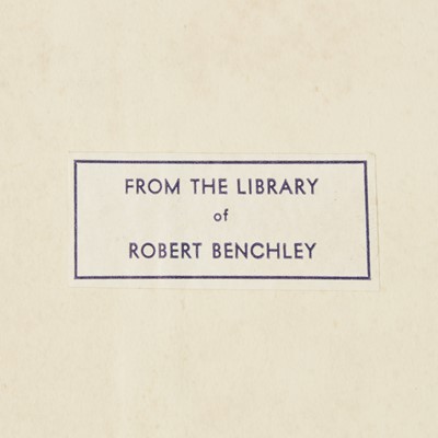 Lot 69 - [Literature] [Benchley, Robert]