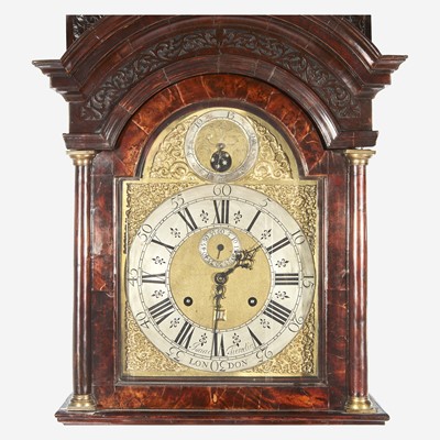 Lot 108 - A George II Burl Walnut Tall Case Clock