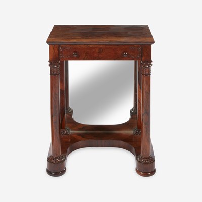 Lot 124 - A Small George IV Carved Rosewood Console Table*