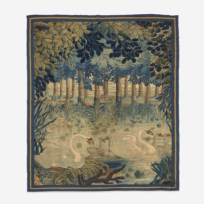 Lot 227 - A Flemish Verdure Tapestry Fragment