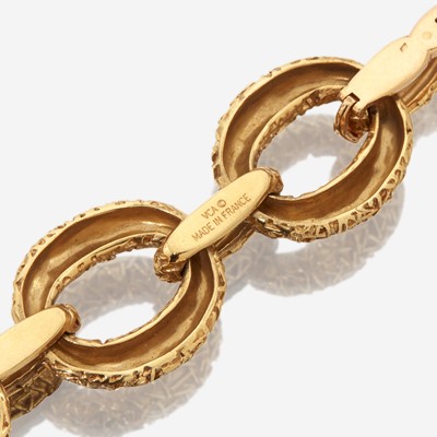 Lot 48 - An eighteen karat gold bracelet, Van Cleef & Arpels