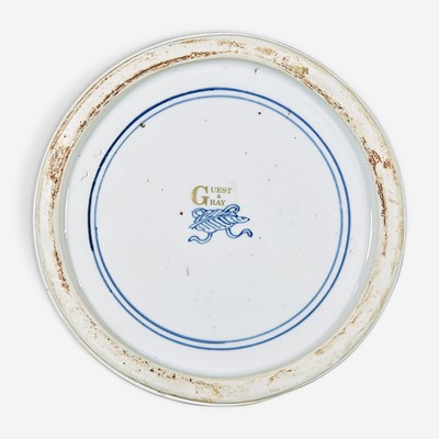 Lot 39 - A large Chinese blue and white porcelain gu-form beaker vase