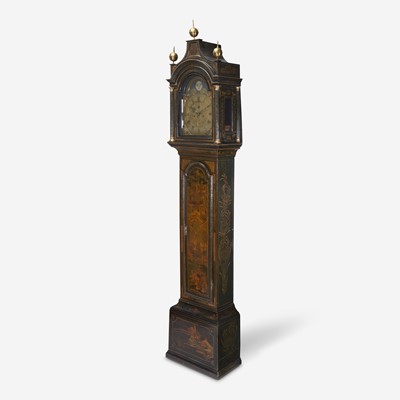 Lot 95 - A George III Japanned Tall Case Clock