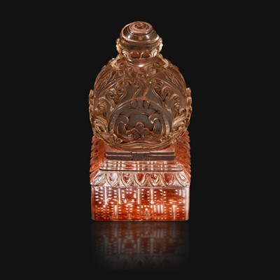 Lot 93 - A Chinese carved rock crystal seal
