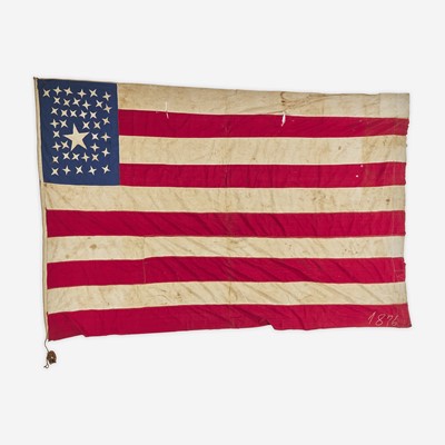 Lot 30 - A rare 39/40-Star American National Flag commemorating North and South Dakota statehood