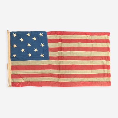 Lot 1 - A 13-Star American National Civil War Era Flag