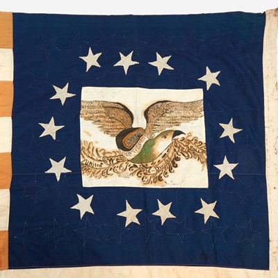 Lot 35 - A 44/13 Star American National Flag commemorating Wyoming statehood