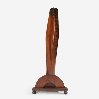 Lot 248 - A wooden airplane propeller fitted as a baseball club lamp base