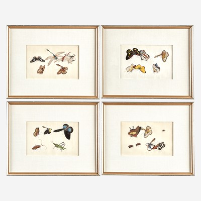 Lot 89 - A Suite of Twelve Framed Chinese Export Paintings