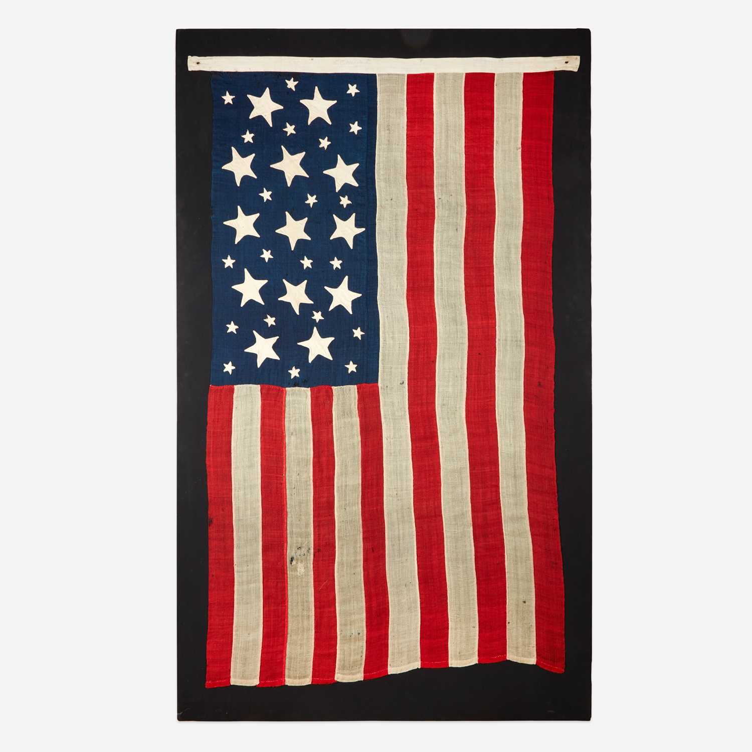 Lot 4 - A rare 13-Star American National Flag with 21 'Scattered Stars'